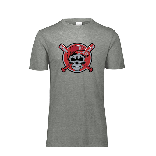[FTSCUBGY-AS-LOGO3] Decker Men's Tri-Blend T-Shirt - Short Sleeve (Adult S, Gray, Logo 3)