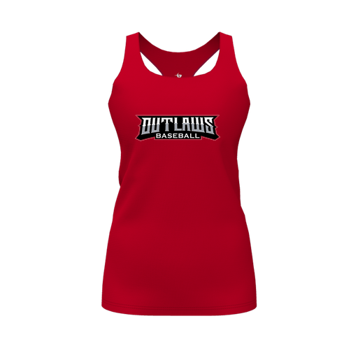 [CUS-DFW-RCBK-PER-RED-FYS-LOGO2] Racerback Tank Top (Female Youth S, Red, Logo 2)