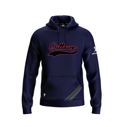 [FOLHSMNV-YXS-LOGO1] Decker Summit Hoodie (Youth XS, Navy, Logo 1)