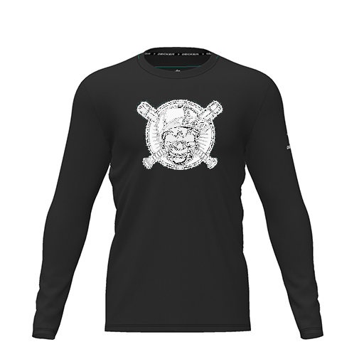 [CUS-DRIF-TEES-PER-CNK-LSL-BLK-YXS-LOGO3] Dri Fit Performance T-Shirt (Youth XS, Black, Logo 3, Long Sleeve)