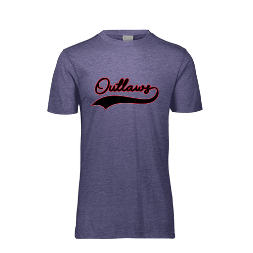 [FTSCUBRY-AS-LOGO1] Decker Men's Tri-Blend T-Shirt - Short Sleeve (Adult S, Royal, Logo 1)