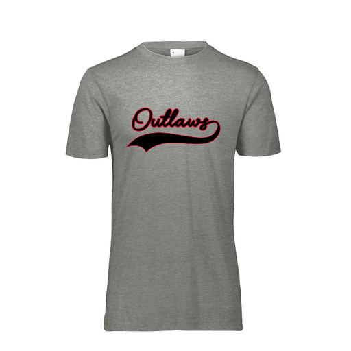 [FTSCUBGY-AS-LOGO1] Decker Men's Tri-Blend T-Shirt - Short Sleeve (Adult S, Gray, Logo 1)