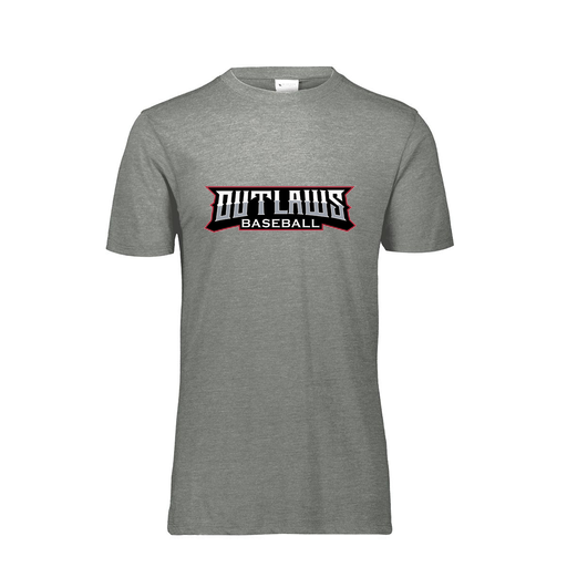 [FTSCUBGY-YS-LOGO2] Decker Youth Tri-Blend T-Shirt - Short Sleeve (Youth S, Gray, Logo 2)