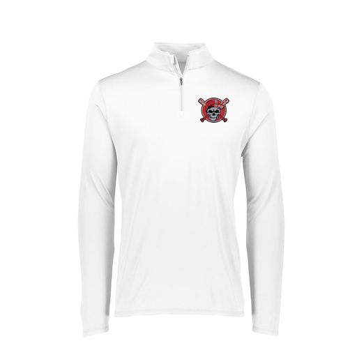 [FTLQFLWH-FAXS-LOGO3] Decker Women's Flex-Lite 1/4 Zip Shirt (Female Adult XS, White, Logo 3)