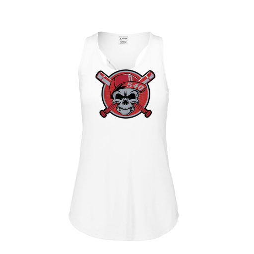 [3078.005.S-LOGO3] Ladies Tri Blend Tank Top (Female Adult S, White, Logo 3)