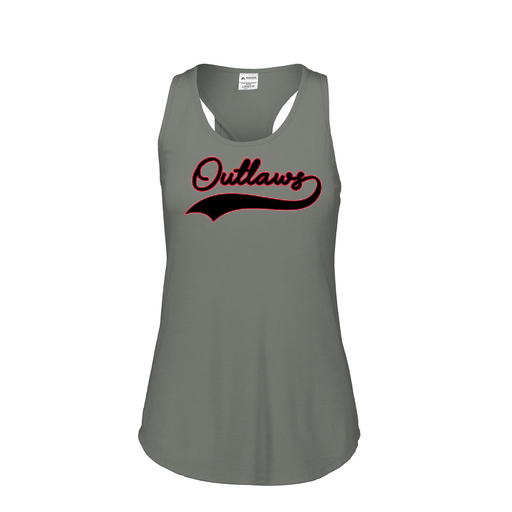 [3078.013.S-LOGO1] Ladies Tri Blend Tank Top (Female Adult S, Gray, Logo 1)