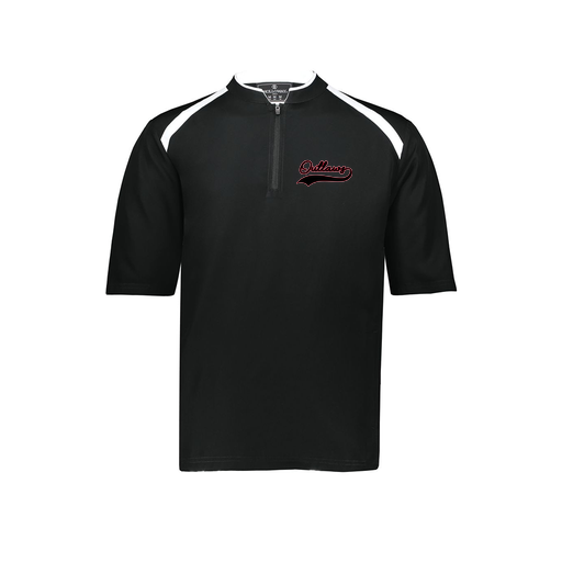 [229581-AS-BLK-LOGO1] Men's Dugout Short Sleeve Pullover (Adult S, Black, Logo 1)