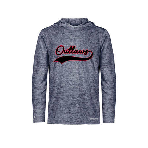 [FOLHCGNV-AS-LOGO1] Decker Men's Charge Hoodie (Adult S, Navy, Logo 1)