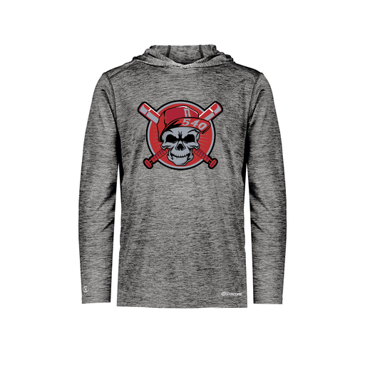 [FOLHCGBK-YS-LOGO3] Decker Youth Charge Hoodie (Youth S, Black, Logo 3)