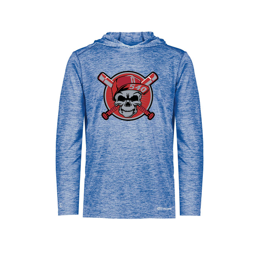 [FOLHCGRY-YS-LOGO3] Decker Youth Charge Hoodie (Youth S, Royal, Logo 3)