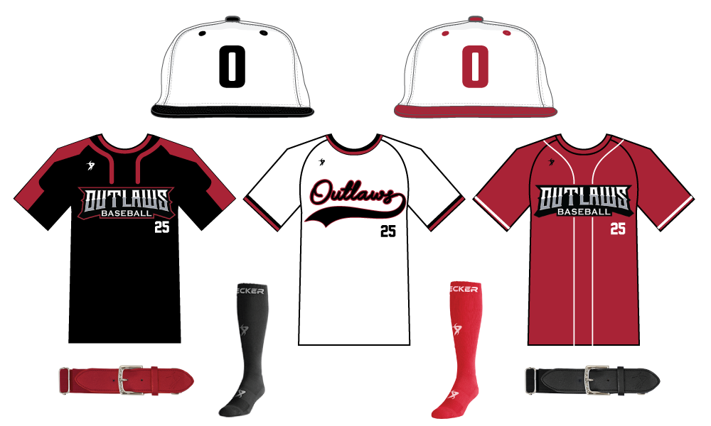 Outlaws Baseball - Uniform Package