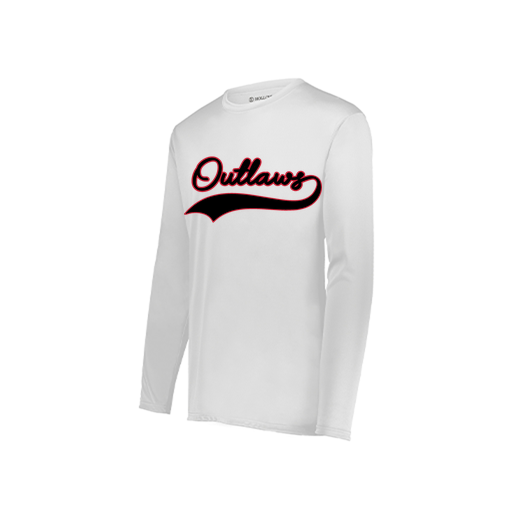 [222822.005.XS-LOGO1] Men's LS Smooth Sport Shirt (Adult XS, White, Logo 1)
