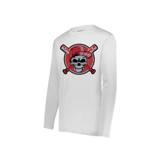 [222822.005.XS-LOGO3] Men's LS Smooth Sport Shirt (Adult XS, White, Logo 3)