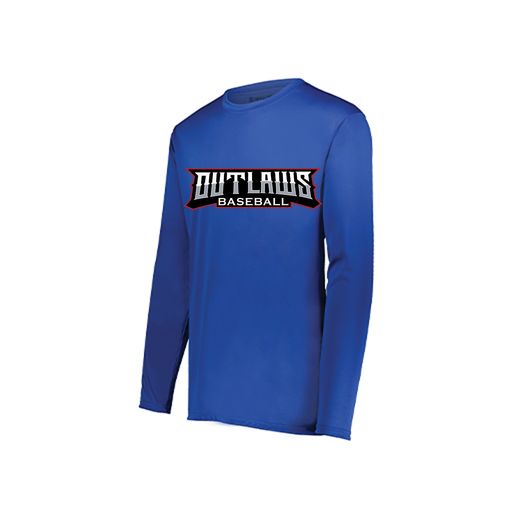 [222822.060.XS-LOGO2] Men's LS Smooth Sport Shirt (Adult XS, Royal, Logo 2)