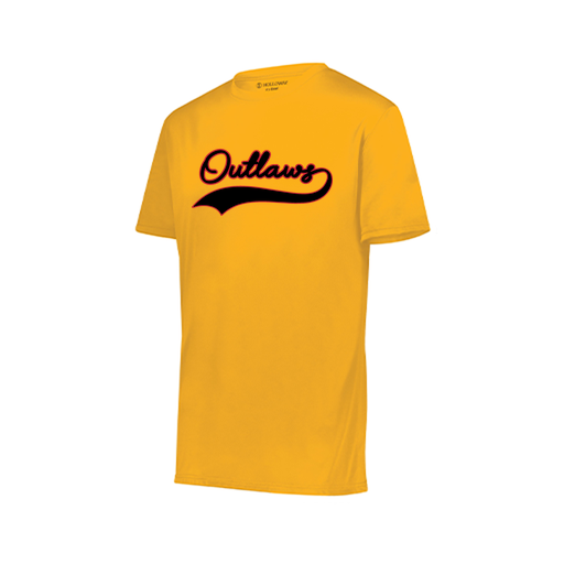 [222819.025.XXS-LOGO1] Youth Movement Dri Fit Shirt (Youth XXS, Athletic Gold, Logo 1)