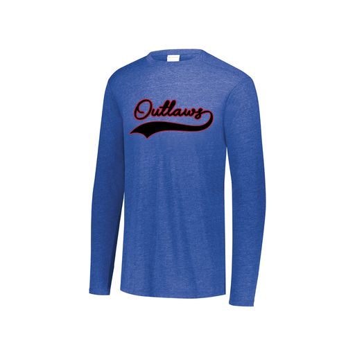 [3076.U55.S-LOGO1] Youth LS Ultra-blend T-Shirt (Youth S, Royal, Logo 1)