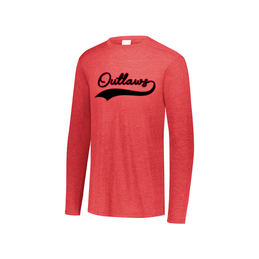 [3076.V96.S-LOGO1] Youth LS Ultra-blend T-Shirt (Youth S, Red, Logo 1)