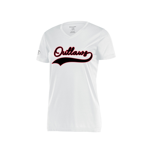 [222820.005.S-LOGO1] Ladies Movement Dri Fit Shirt (Female Adult S, White, Logo 1)