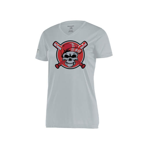 [222820.099.S-LOGO3] Ladies Movement Dri Fit Shirt (Female Adult S, Silver, Logo 3)