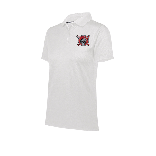 [222768.005.XS-LOGO3] Ladies Prism Polo (Female Adult XS, White, Logo 3)